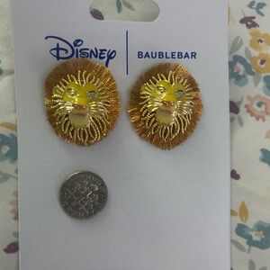 BaubleBar Lion king Disney Earrings - Gold